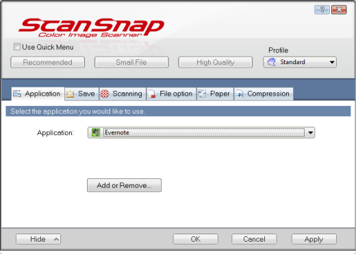 Evernote and ScanSnap