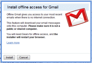 Gmail Offline Folder