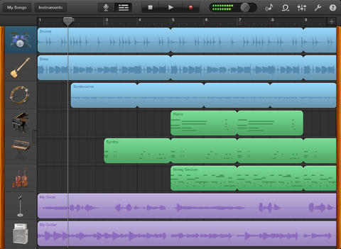 GarageBand for iPad