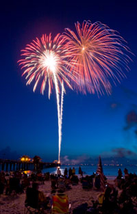 fireworks photograph by DenGuy via iStockPhoto.com