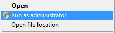 Windows Vista Run As Administrator