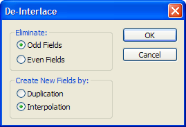 how to deinterlace video