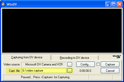 Capture video from Digital8 Camcorder