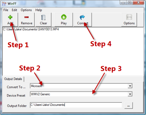 ffmpeg batch convert mkv to mp4 with converted aac audio