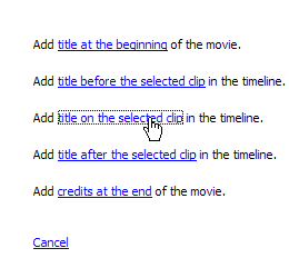 Adding a subtitle to Windows Movie Maker in XP
